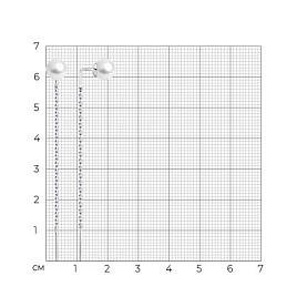 Серьги SOKOLOV - Серебро 925, Жемчуг синтетический (арт. 94022191)