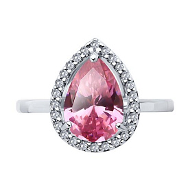 Кольцо SOKOLOV - Серебро 925, Фианит (арт. 94014203)