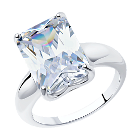 Кольцо SOKOLOV - Серебро 925, Фианит (арт. 94012078)