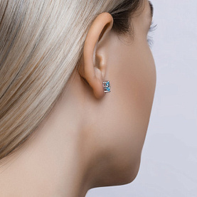 Серьги SOKOLOV - Серебро 925, Топаз (арт. 92020036)