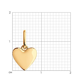 Подвеска SOKOLOV - Золото 375, Фианит (арт. 036198-4)