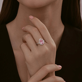 Кольцо SOKOLOV - Серебро 925, Фианит (арт. 94014203)