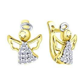 Серьги SOKOLOV - Серебро 925, Фианит (арт. 93022448)