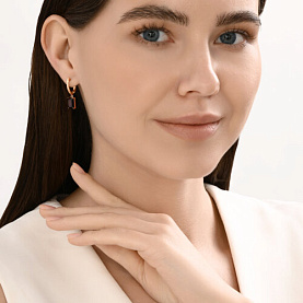 Серьги SOKOLOV - Серебро 925, Гранат (арт. 92023192)