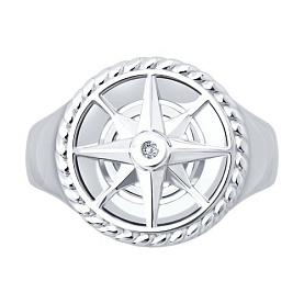 Кольцо SOKOLOV - Серебро 925, Фианит (арт. 94014441)