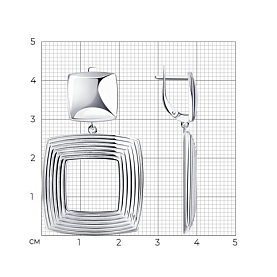 Серьги SOKOLOV - Серебро 925 (арт. 94024201)