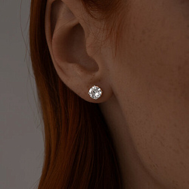 Серьги SOKOLOV - Серебро 925, Фианит (арт. 93022260)