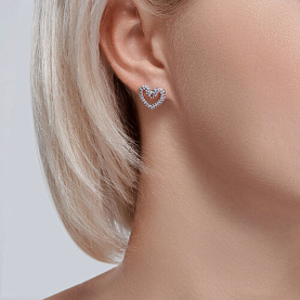 Серьги SOKOLOV - Серебро 925, Фианит (арт. 94026092)