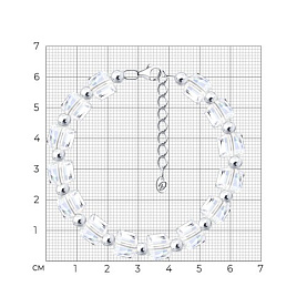 Браслет Diamant - Серебро 925, Стекло (арт. 94-150-00307-1)