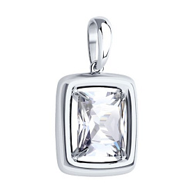 Подвеска Diamant - Серебро 925, Фианит (арт. 94-130-00300-1)