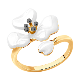 Кольцо SOKOLOV - Серебро 925, Эмаль (арт. 93010924)