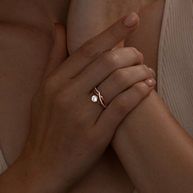 Кольцо SOKOLOV - Серебро 925, Фианит (арт. 93010634)