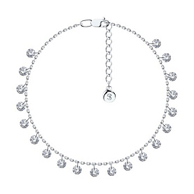 Браслет SOKOLOV - Серебро 925, Фианит (арт. 94050623)