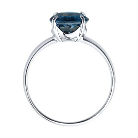 Кольцо SOKOLOV - Серебро 925, Топаз лондон (арт. 92012031)