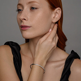 Браслет SOKOLOV - Серебро 925, Фианит (арт. 94050223)