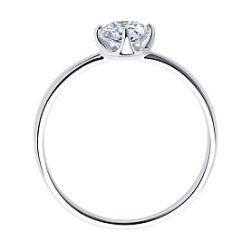 Кольцо SOKOLOV - Серебро 925, Фианит (арт. 94011811)