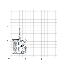 Подвеска SOKOLOV - Серебро 925, Фианит (арт. 94030472)