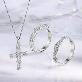 Подвеска Talant - Серебро 925, Фианит (арт. 51-72-0001-15385)