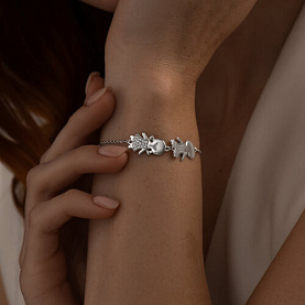 Браслет SOKOLOV - Серебро 925, Фианит (арт. 94051004)