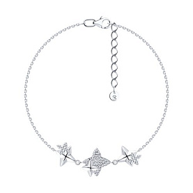 Браслет SOKOLOV - Серебро 925, Фианит (арт. 94051576)