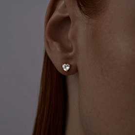 Серьги SOKOLOV - Серебро 925, Фианит (арт. 93020648)