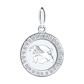 Подвеска SOKOLOV - Серебро 925, Фианит (арт. 94031387)