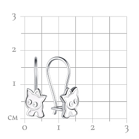 Серьги Talant - Серебро 925, Эмаль (арт. 13-79-0000-28378)