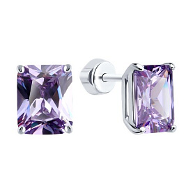 Серьги SOKOLOV - Серебро 925, Фианит (арт. 94026836)