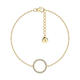 Браслет SOKOLOV - Серебро 925, Фианит (арт. 93050205)