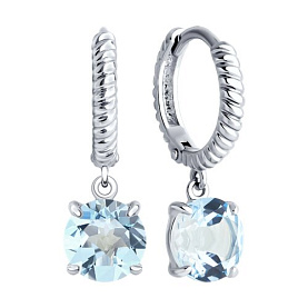 Серьги SOKOLOV - Серебро 925, Топаз (арт. 92022928)