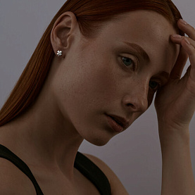 Серьга SOKOLOV - Серебро 925, Фианит (арт. 94170256)