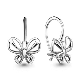 Серьги Аквамарин - Серебро 925 (арт. 30906.5)