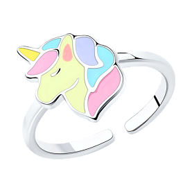 Кольцо SOKOLOV - Серебро 925, Эмаль (арт. 94013259)