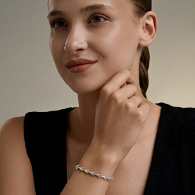 Браслет SOKOLOV - Серебро 925, Фианит (арт. 94051611)