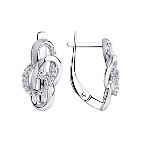 Серьги Diamant - Серебро 925, Фианит (арт. 94-120-00756-1)