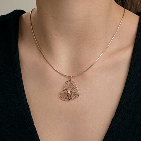 Подвеска SOKOLOV - Золото 585, Фианит (арт. 036873)