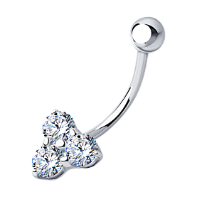 Пирсинг SOKOLOV - Серебро 925, Фианит (арт. 94060100)