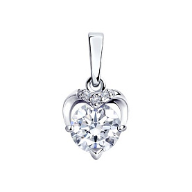 Подвеска Diamant - Серебро 925, Фианит (арт. 94-130-00730-2)