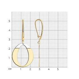 Серьги Diamant - Серебро 925 (арт. 93-121-01631-1)
