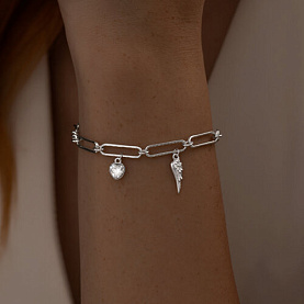 Браслет SOKOLOV - Серебро 925, Фианит (арт. 94050770)