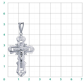 Подвеска Атолл - Серебро 925 (арт. 3370-925)