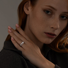 Кольцо SOKOLOV - Серебро 925, Фианит (арт. 94012351)