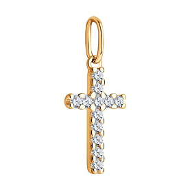 Подвеска SOKOLOV - Серебро 925, Фианит (арт. 93030423)