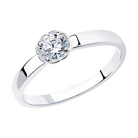Кольцо SOKOLOV - Серебро 925, Фианит (арт. 94011749)