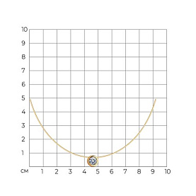 Колье SOKOLOV - Серебро 925, Фианит (арт. 93070070)