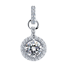 Подвеска SOKOLOV - Серебро 925, Фианит (арт. 94032156)