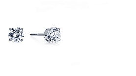 Серьги Platinum Lab. - Платина 950, Бриллиант (арт. ПС-086-05)