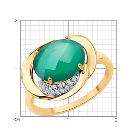 Кольцо SOKOLOV - Серебро 925, Агат (арт. 92014563)