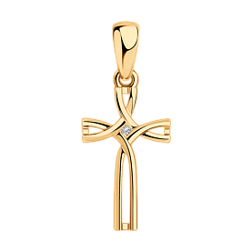 Подвеска SOKOLOV - Серебро 925, Бриллиант (арт. 87030023)