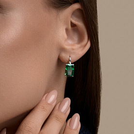 Серьги SOKOLOV - Серебро 925, Фианит (арт. 94027508)